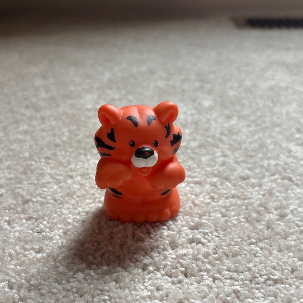 LITTLE PEOPLE Orange Tiger Toy - Kids Toy